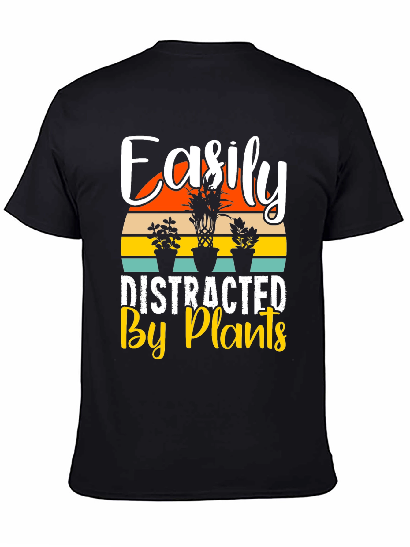 Easily Distracted By Plants Graphic T-Shirt