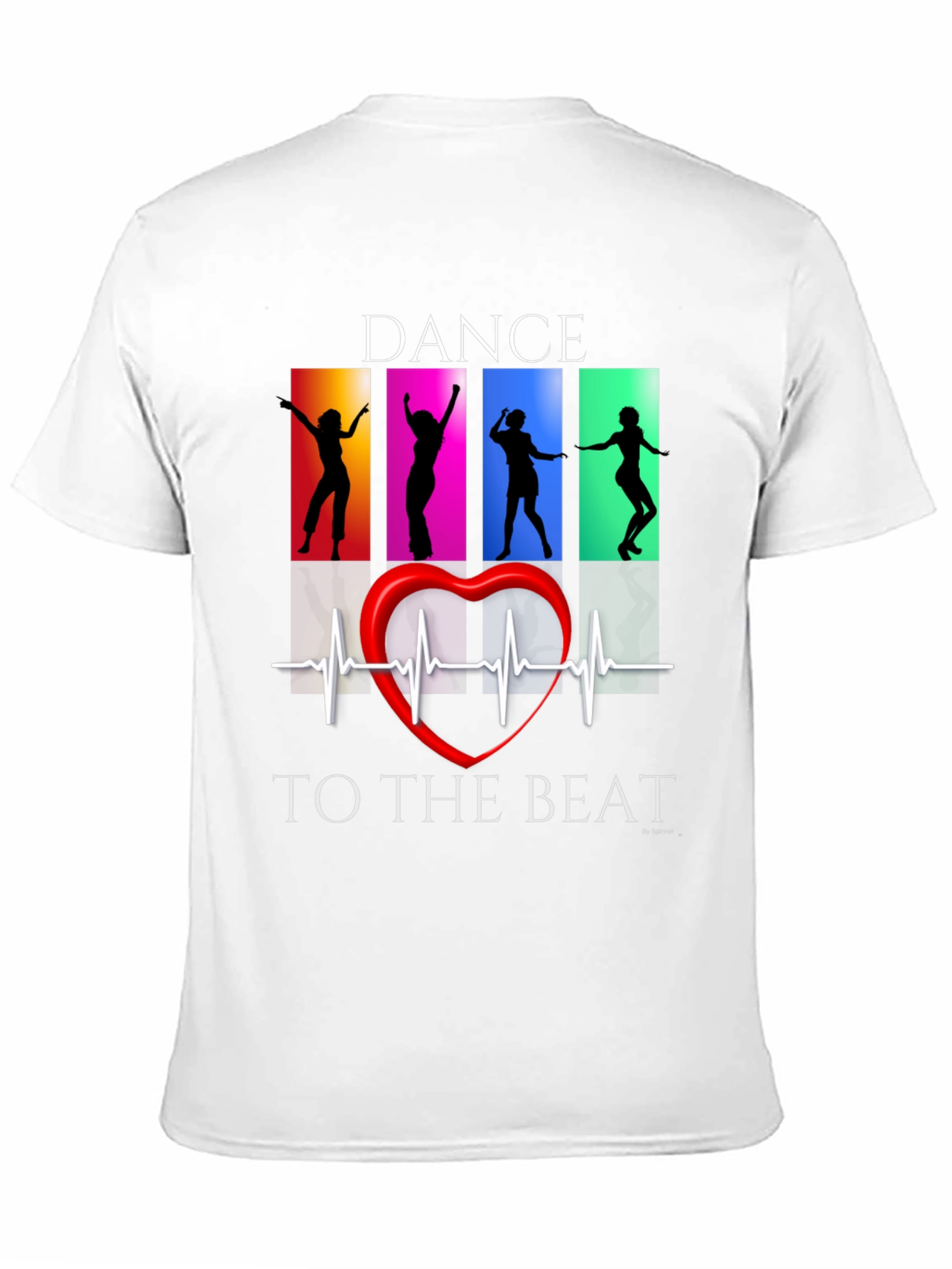 Dance to the Beat Black Graphic Tee
