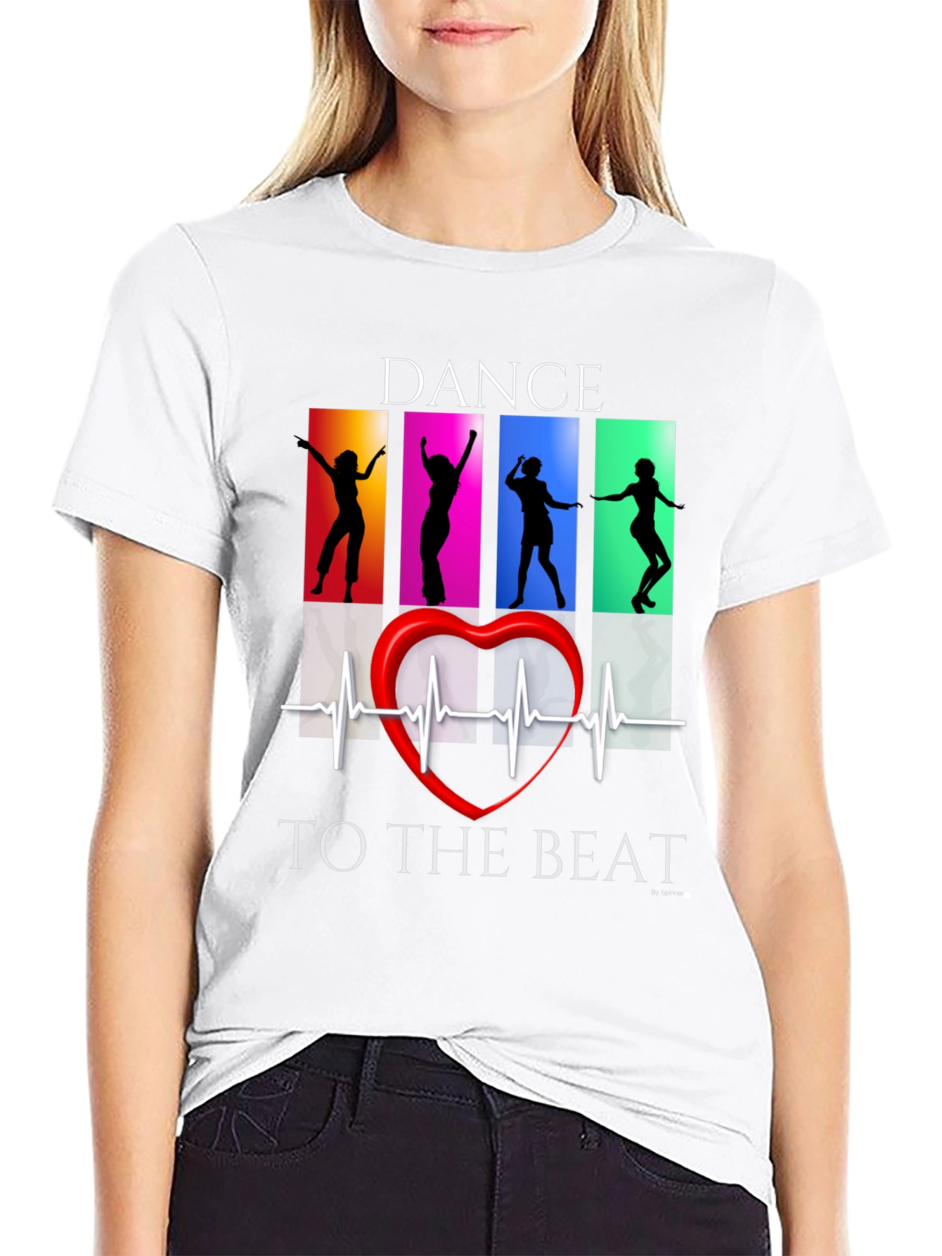 Dance to the Beat Black Graphic Tee