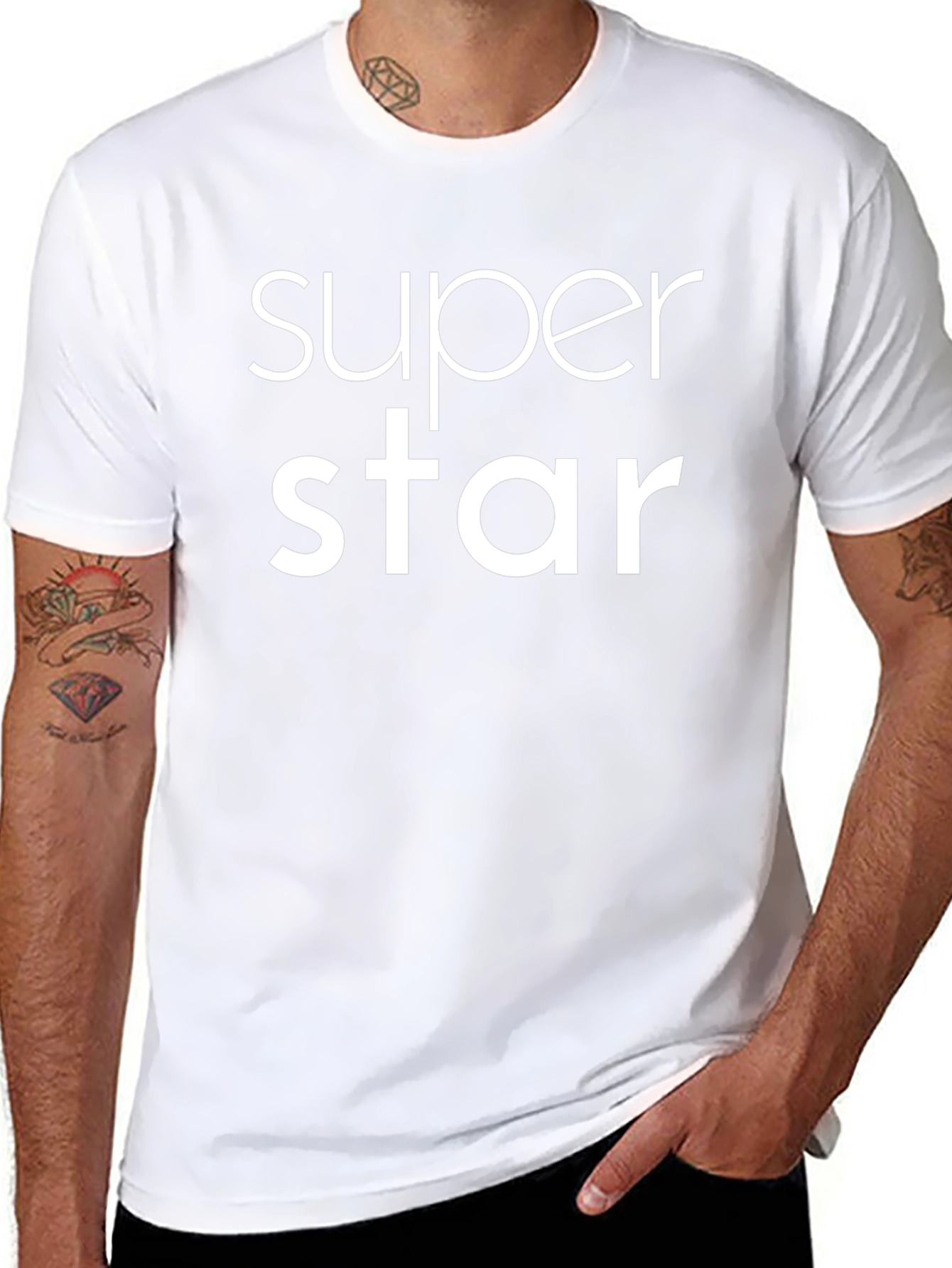Superstar Graphic Tee - Classic Black T-Shirt