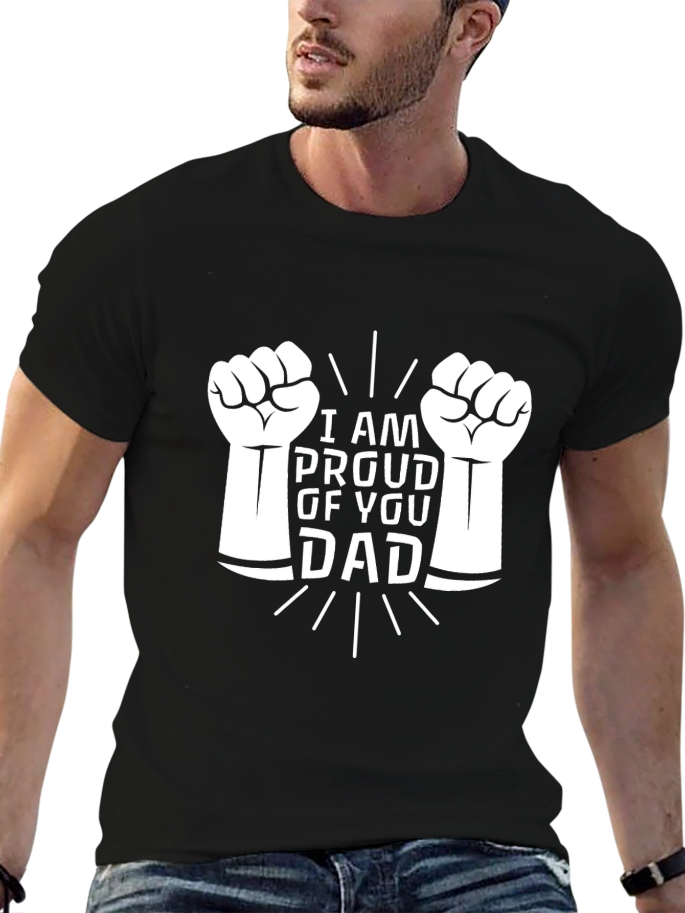Proud Dad Graphic T-Shirt