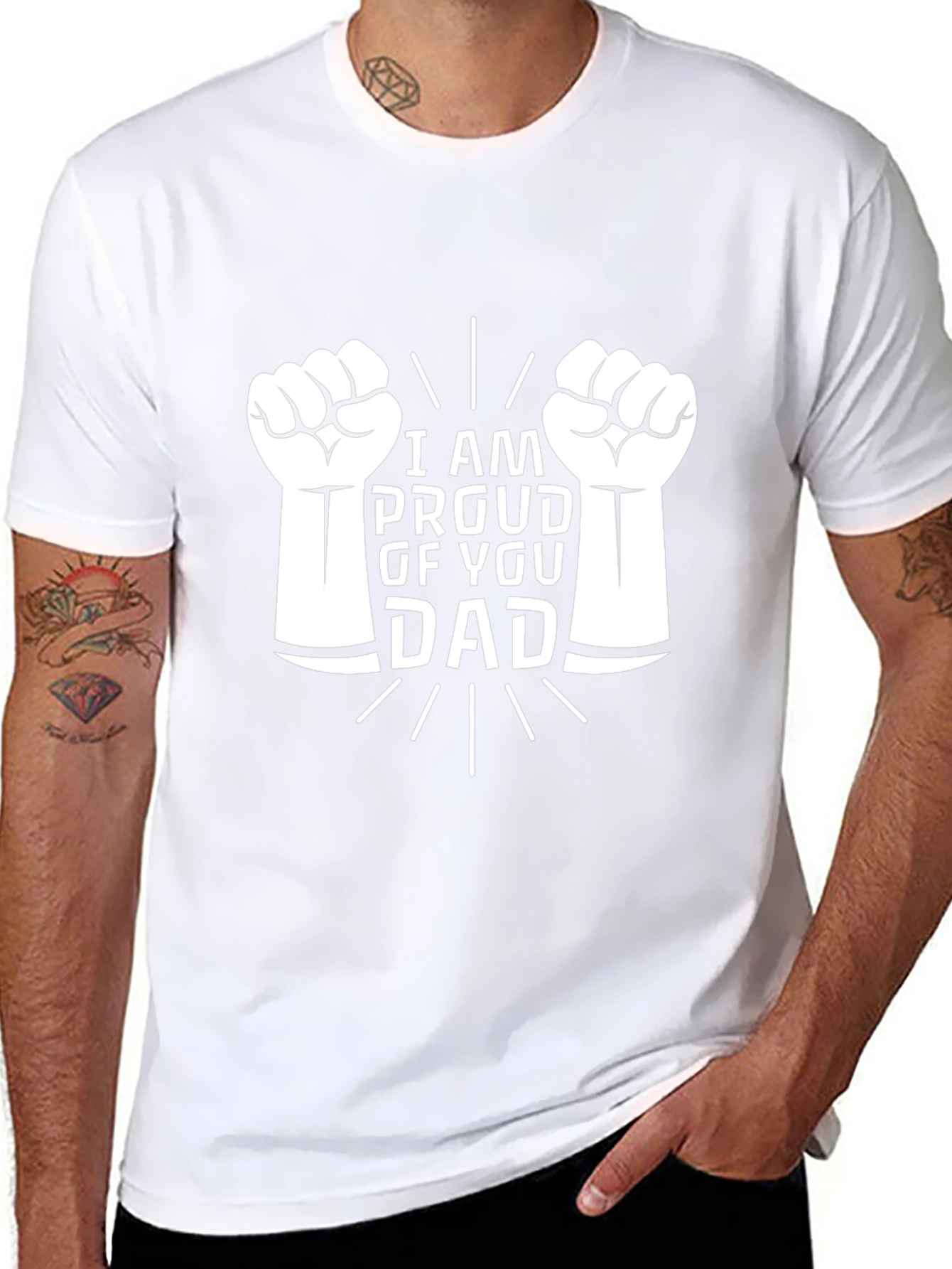 Proud Dad Graphic T-Shirt