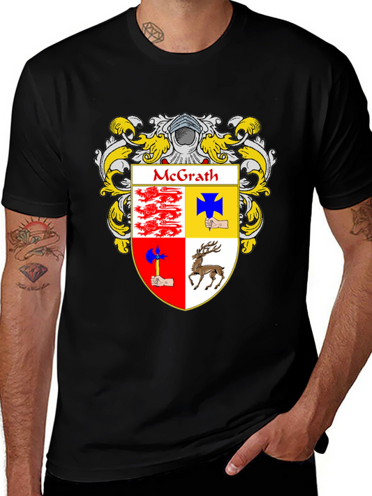McGrath Family Coat of Arms T-Shirt - Heritage Pride!