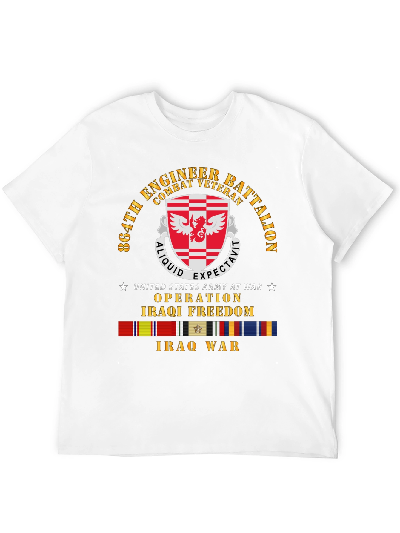 864th Engineer Battalion Combat Veteran T-Shirt