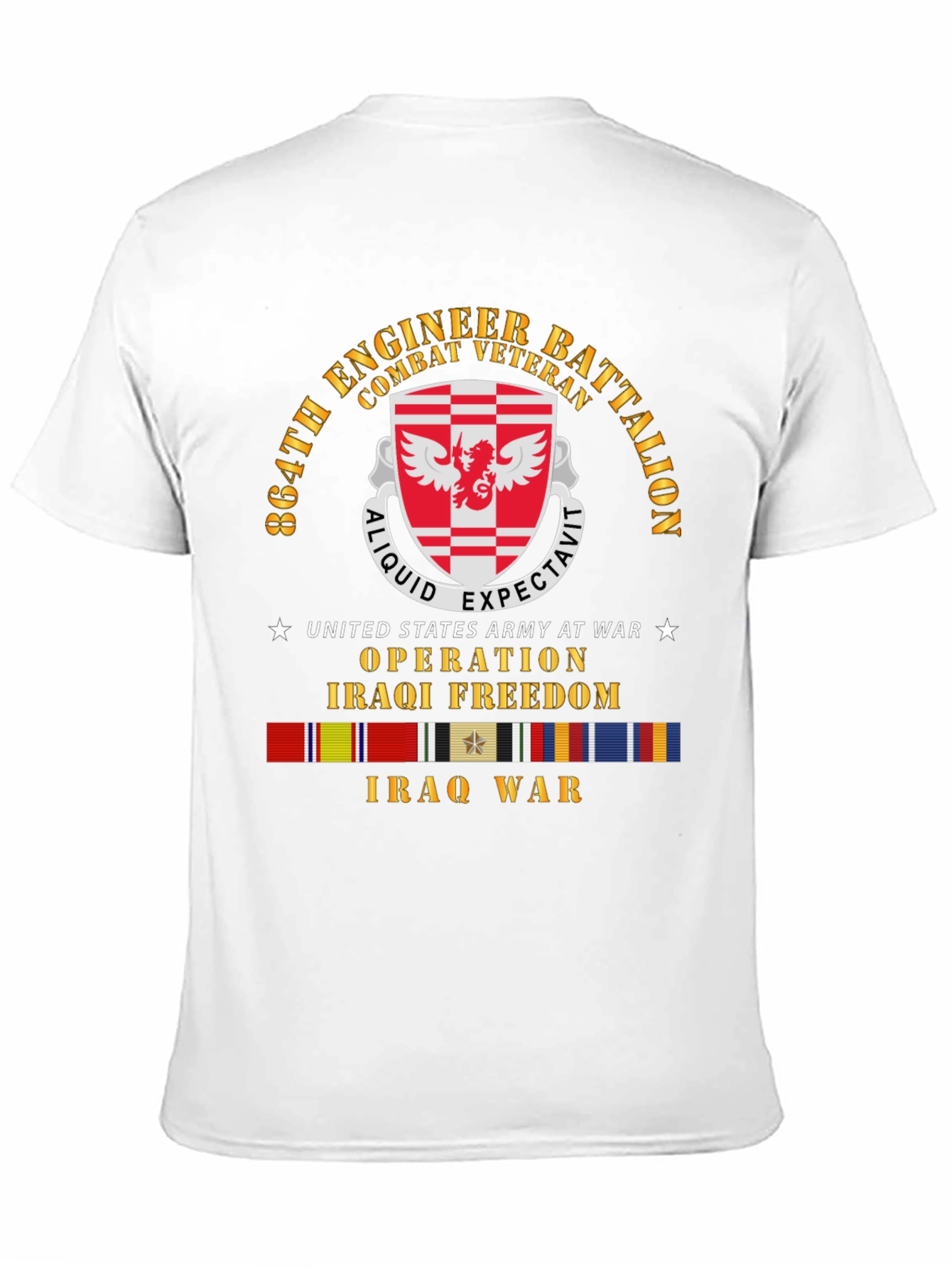 864th Engineer Battalion Combat Veteran T-Shirt