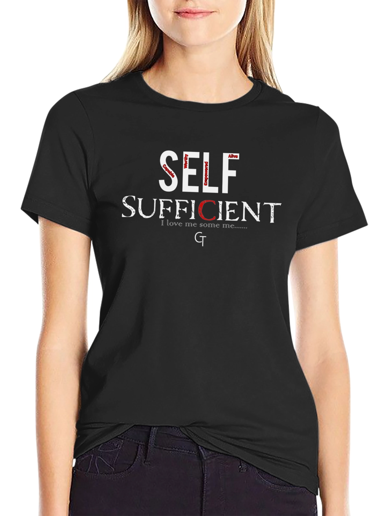 Self Sufficient T-Shirt Black