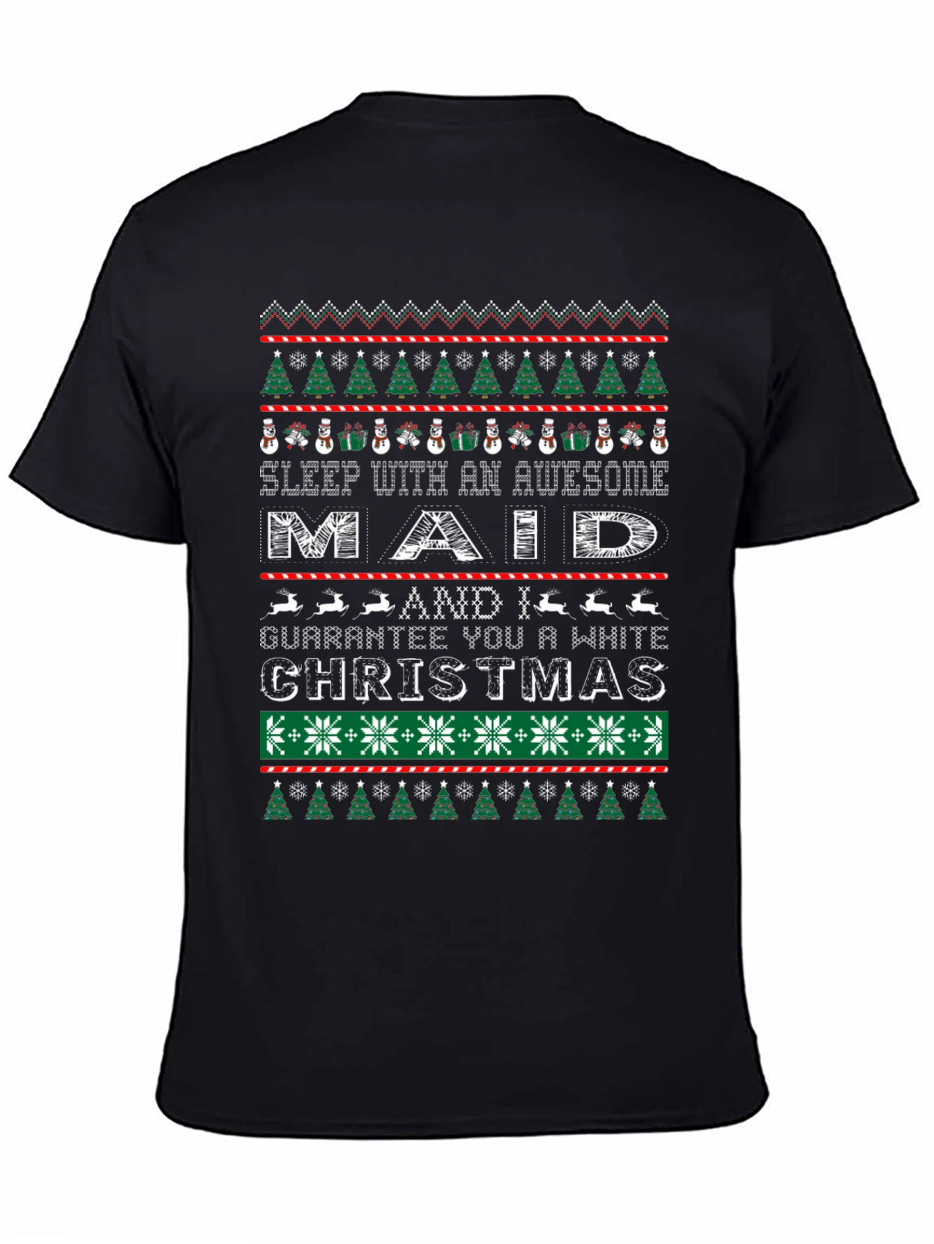 Maid Christmas Ugly Sweater T-Shirt
