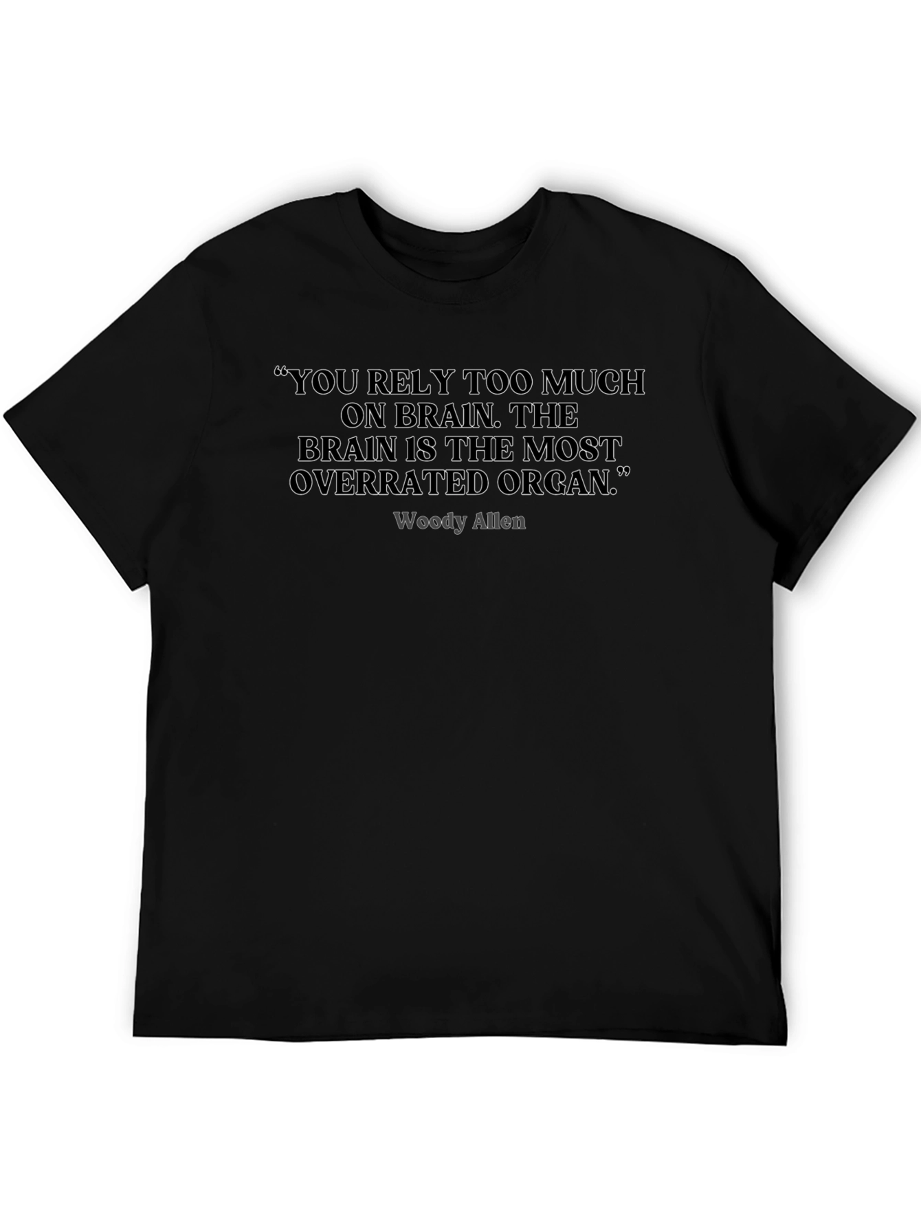 Woody Allen Brain Overrated Organ T-Shirt