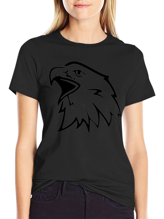 Mens Black Eagle Graphic Tee - Bold & Stylish