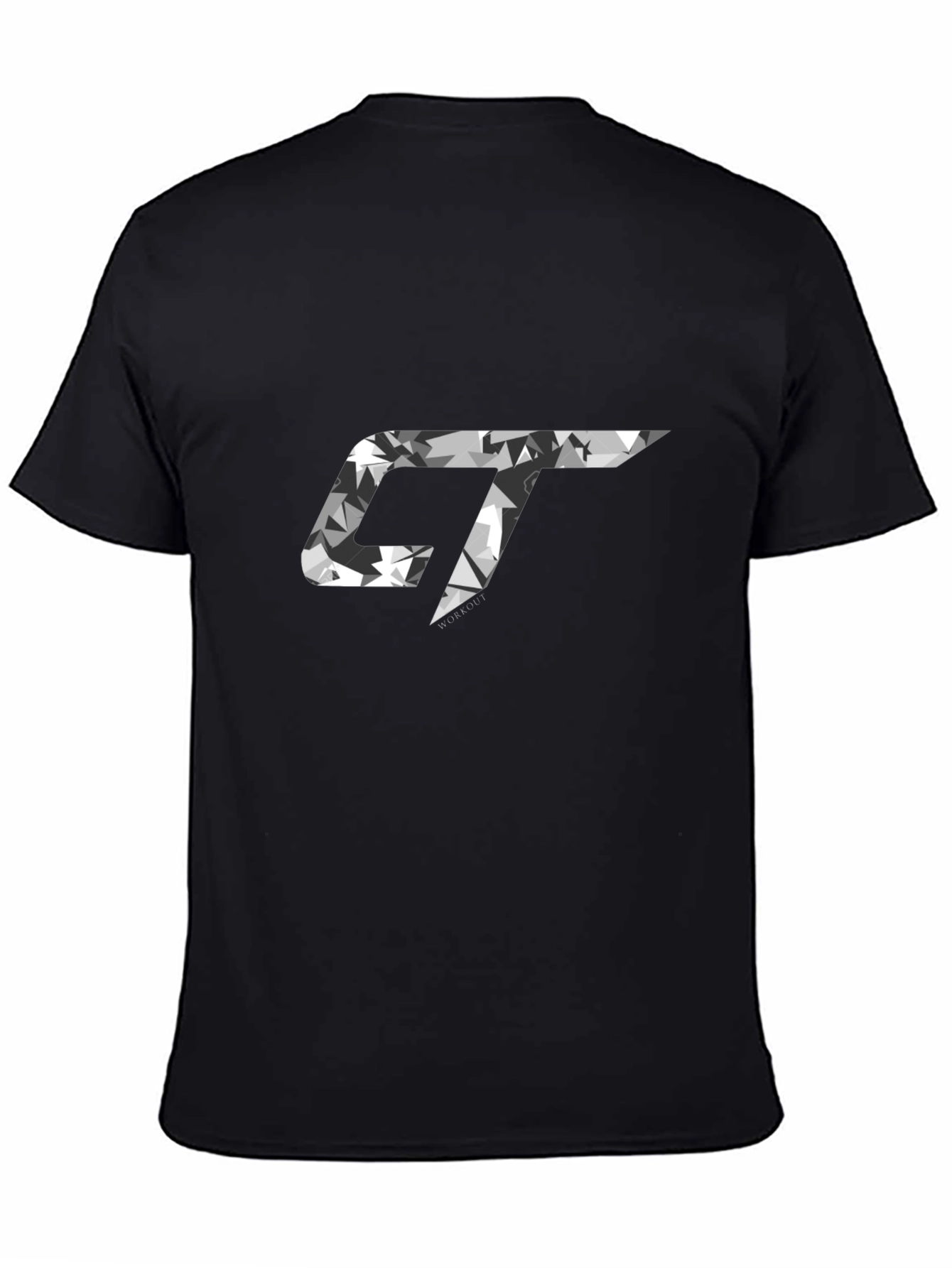 Mens Black GT Camo Logo Graphic T-Shirt