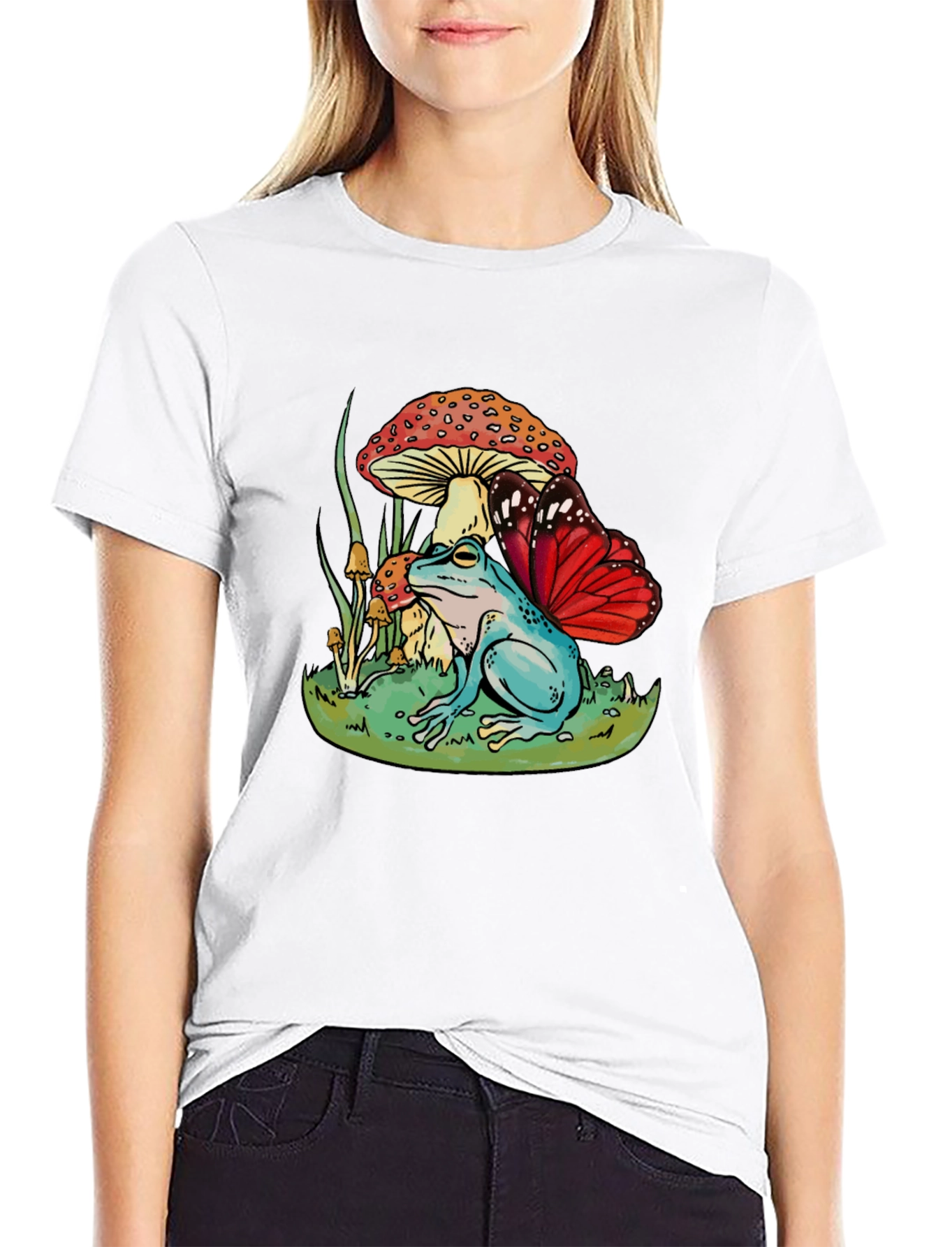Frog & Mushroom Graphic Tee