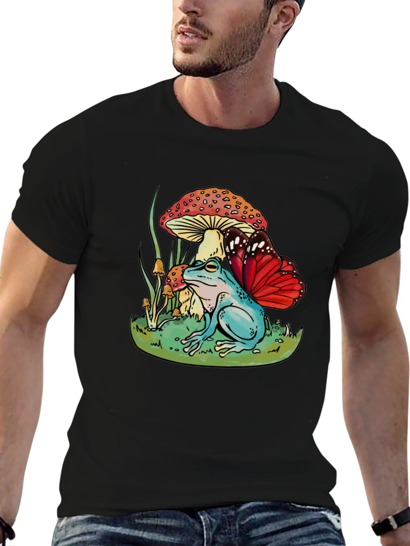 Frog & Mushroom Graphic Tee
