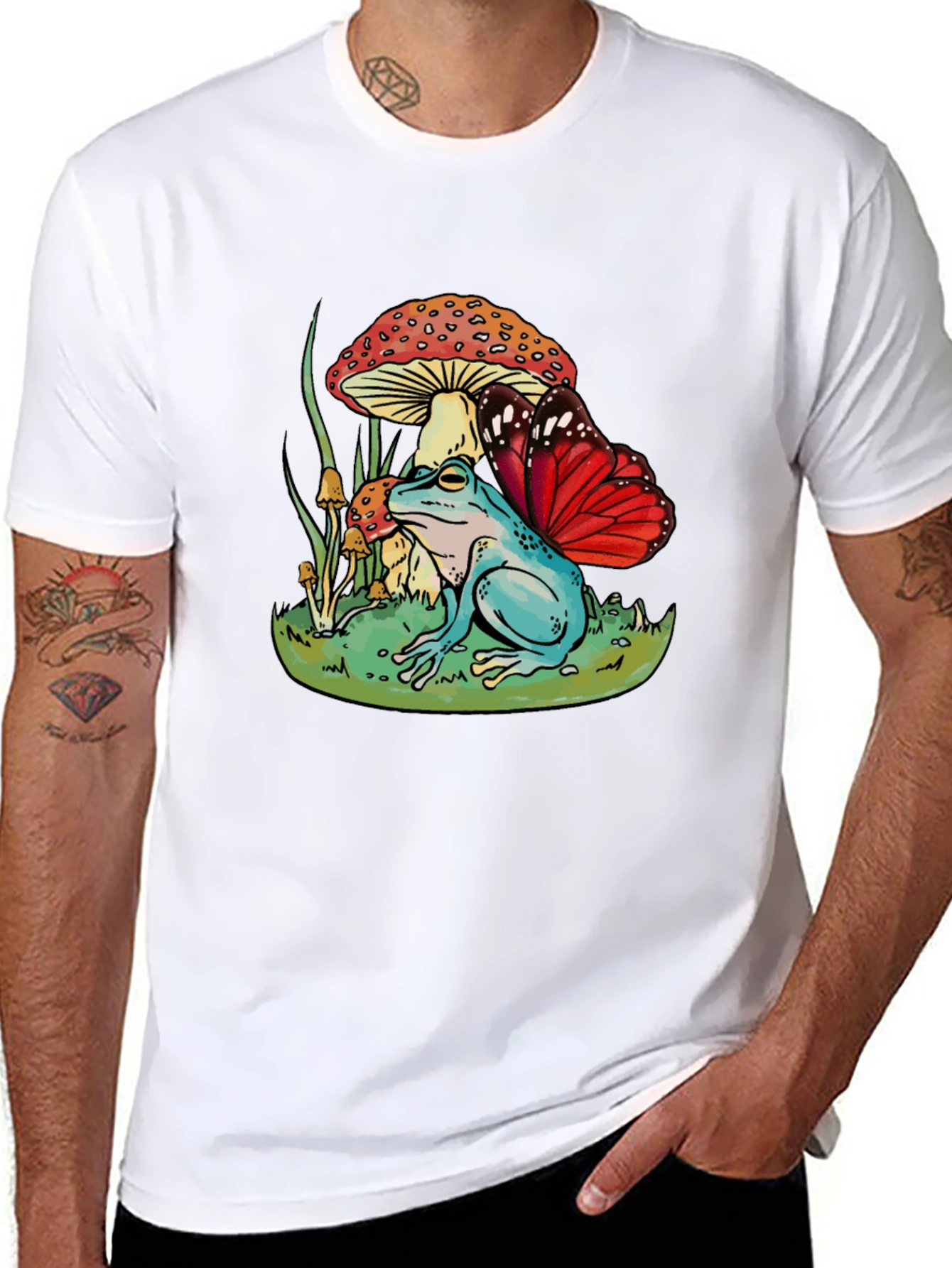 Frog & Mushroom Graphic Tee