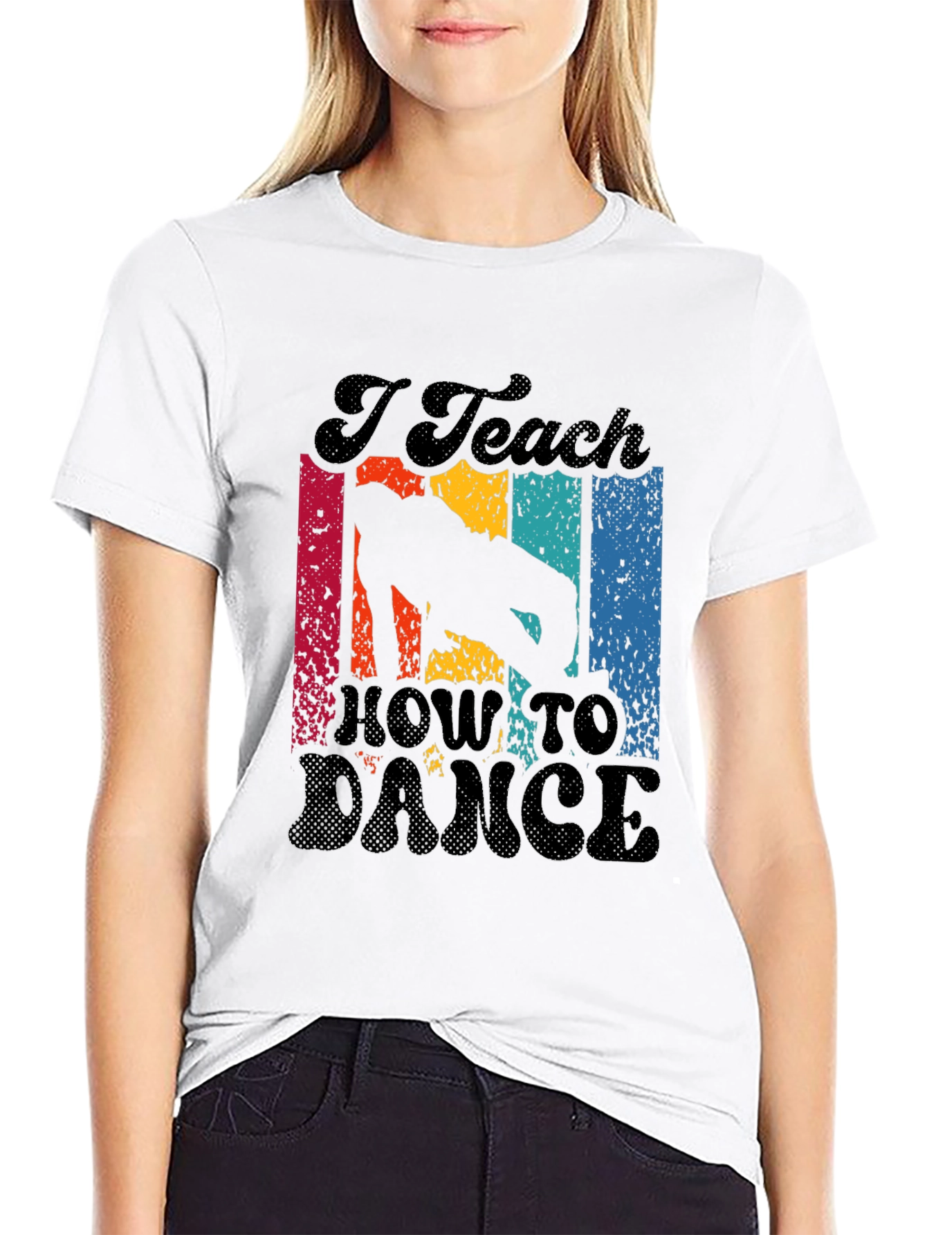 I Teach How To Dance Retro T-Shirt