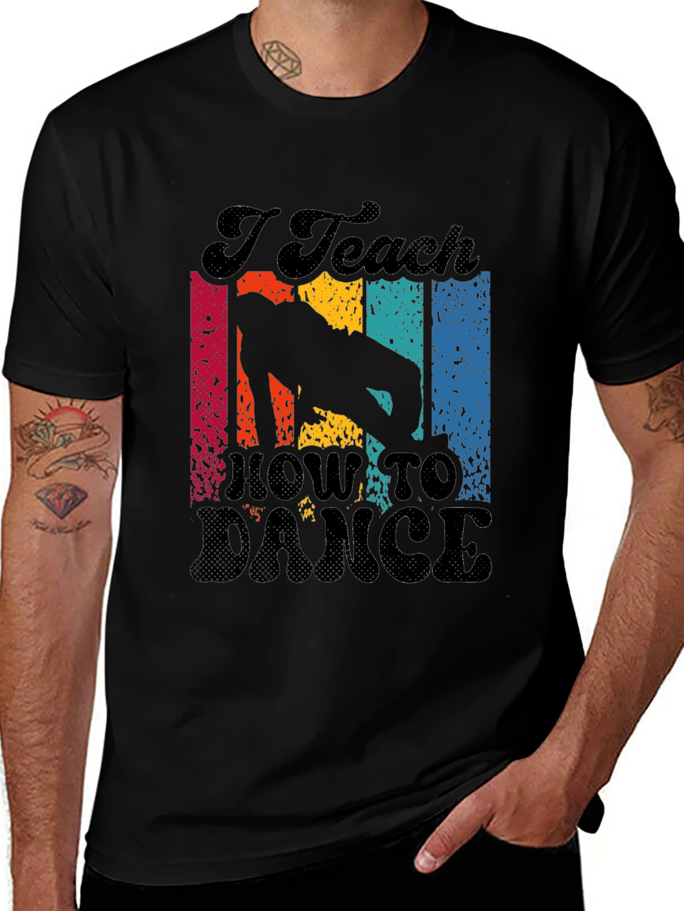 I Teach How To Dance Retro T-Shirt
