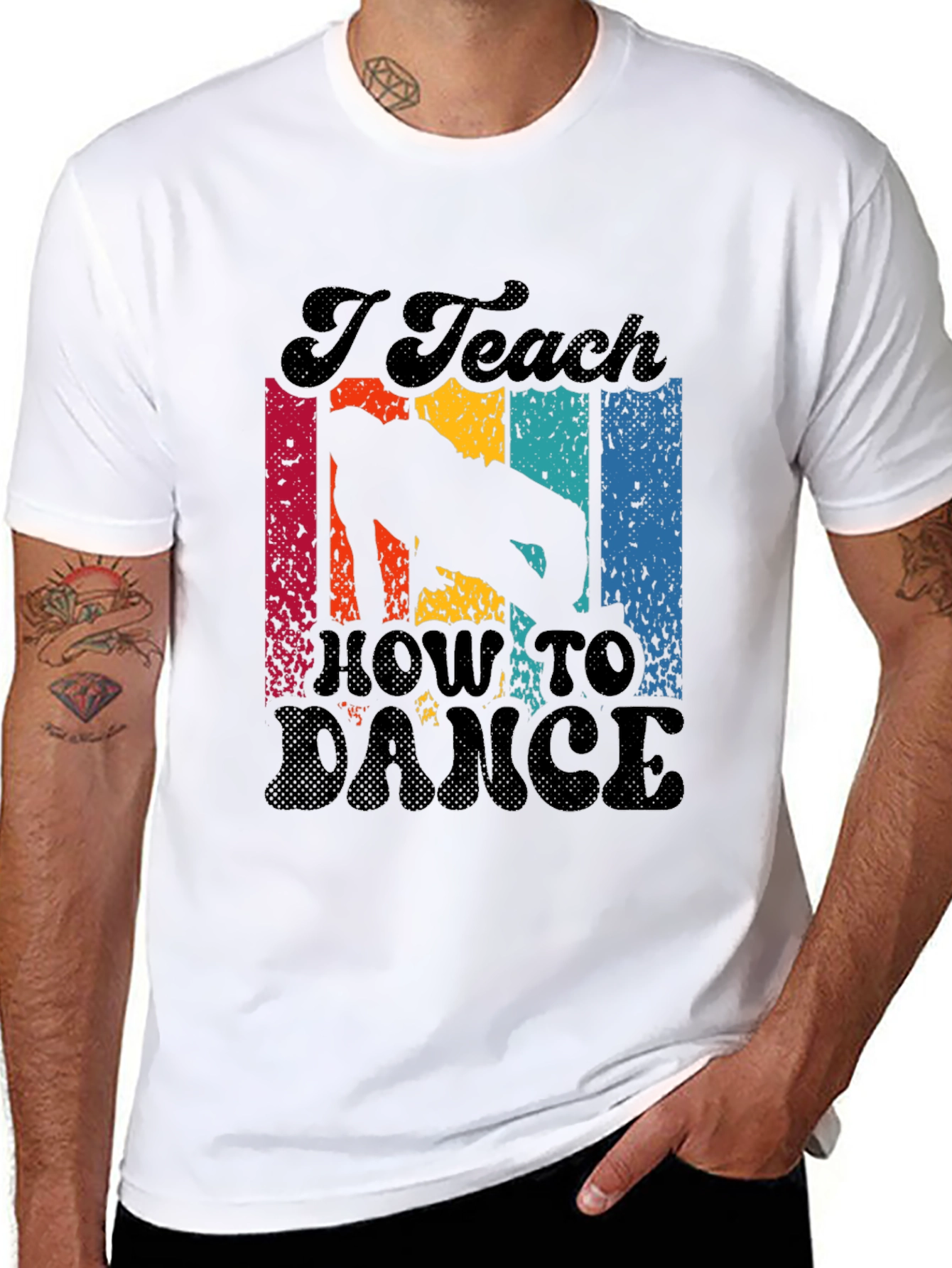 I Teach How To Dance Retro T-Shirt