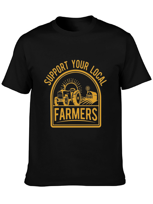 Support Your Local Farmers Graphic Tee