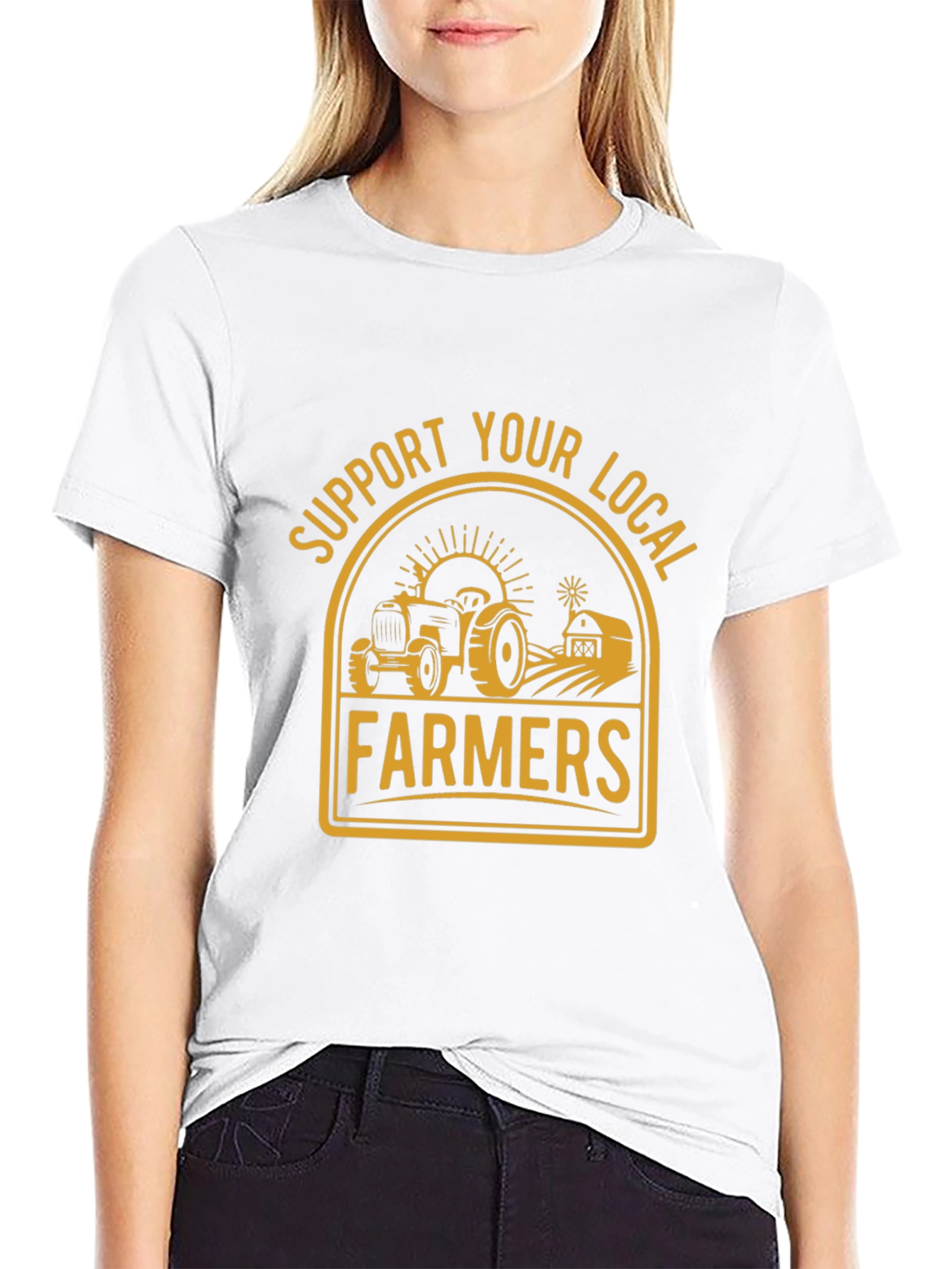 Support Your Local Farmers Graphic Tee