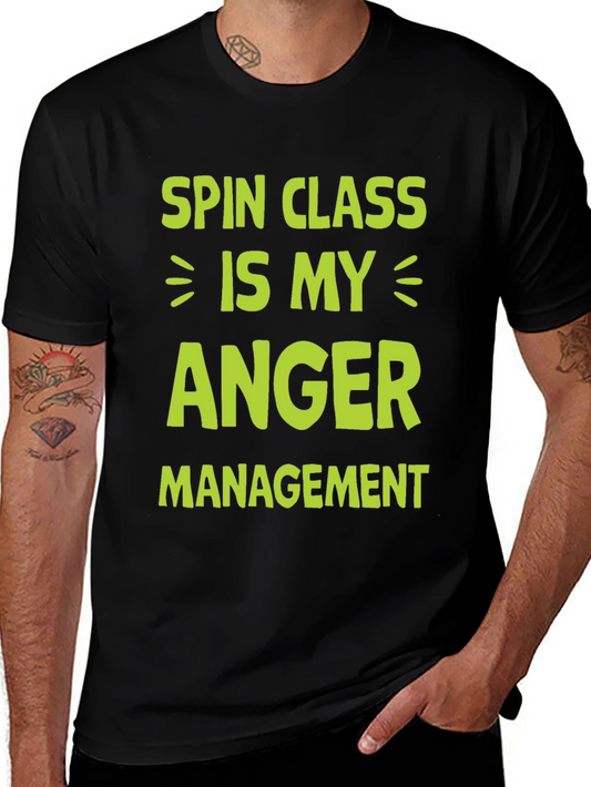 Spin Class Anger Management Graphic Tee
