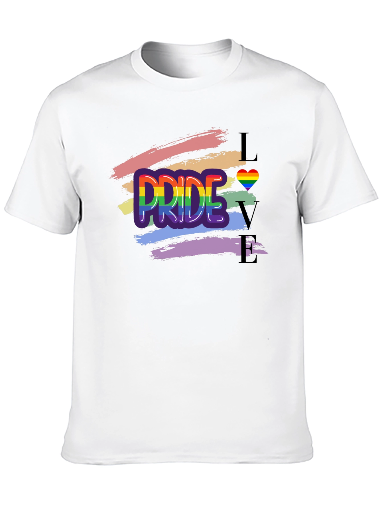 Pride Love Graphic T-Shirt - Unisex LGBTQ+ Apparel