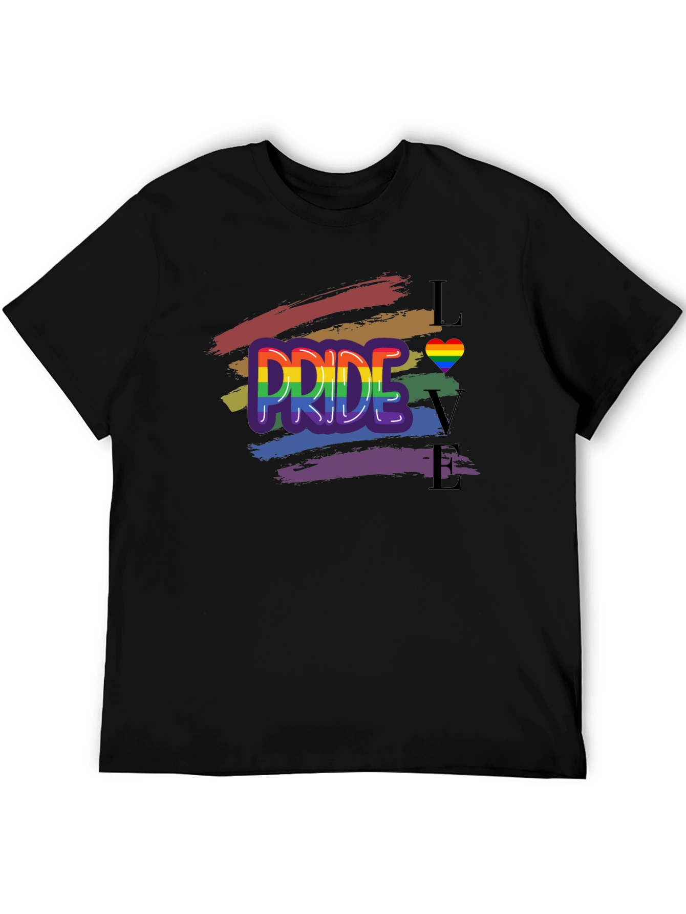 Pride Love Graphic T-Shirt - Unisex LGBTQ+ Apparel