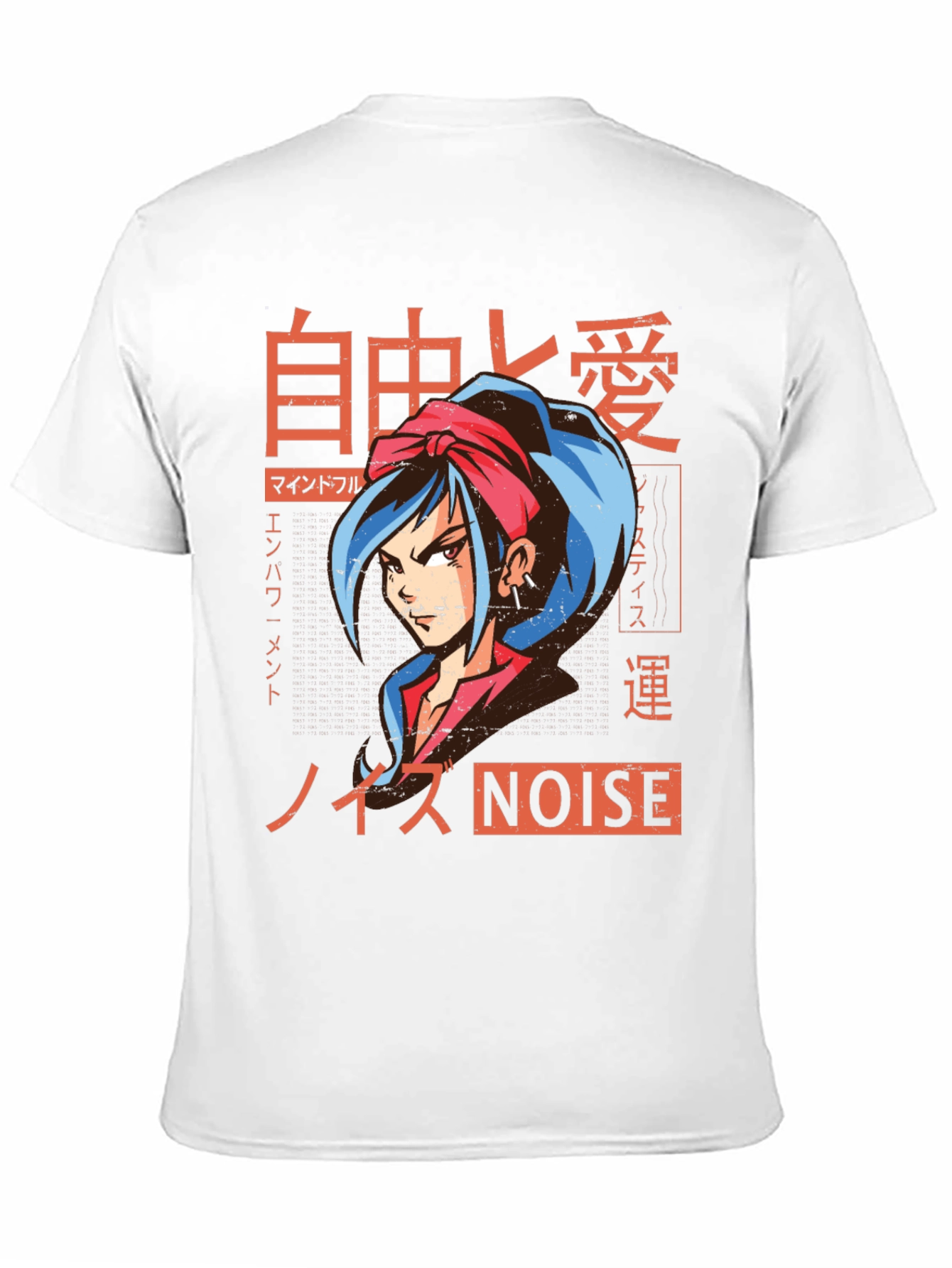 Anime Girl Graphic Tee - Japanese Inspired Streetwear