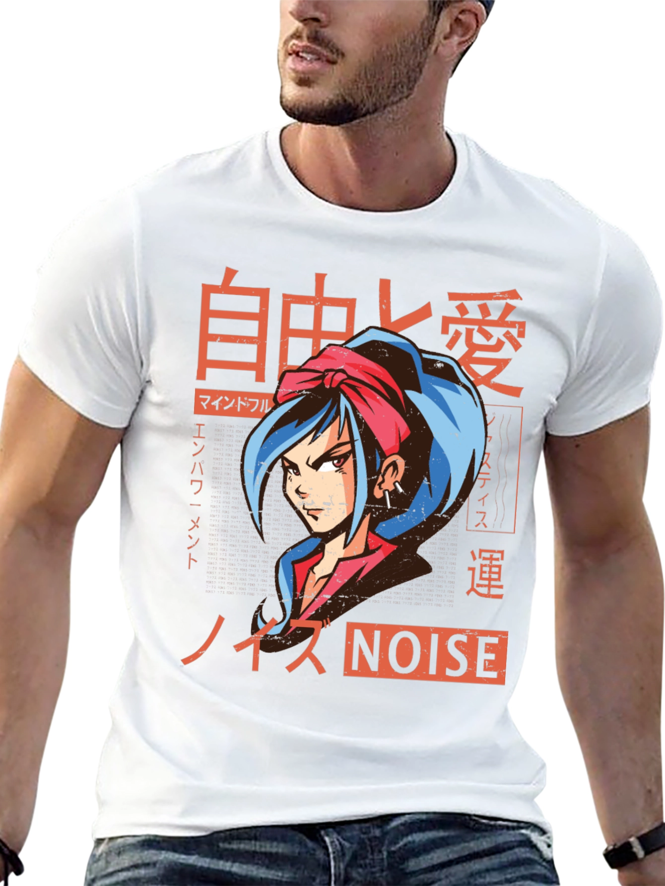 Anime Girl Graphic Tee - Japanese Inspired Streetwear