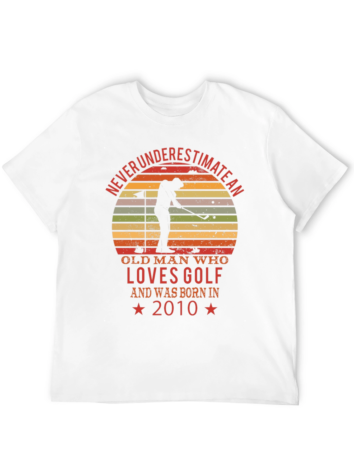 Golf Lover 2010 Birthday T-Shirt