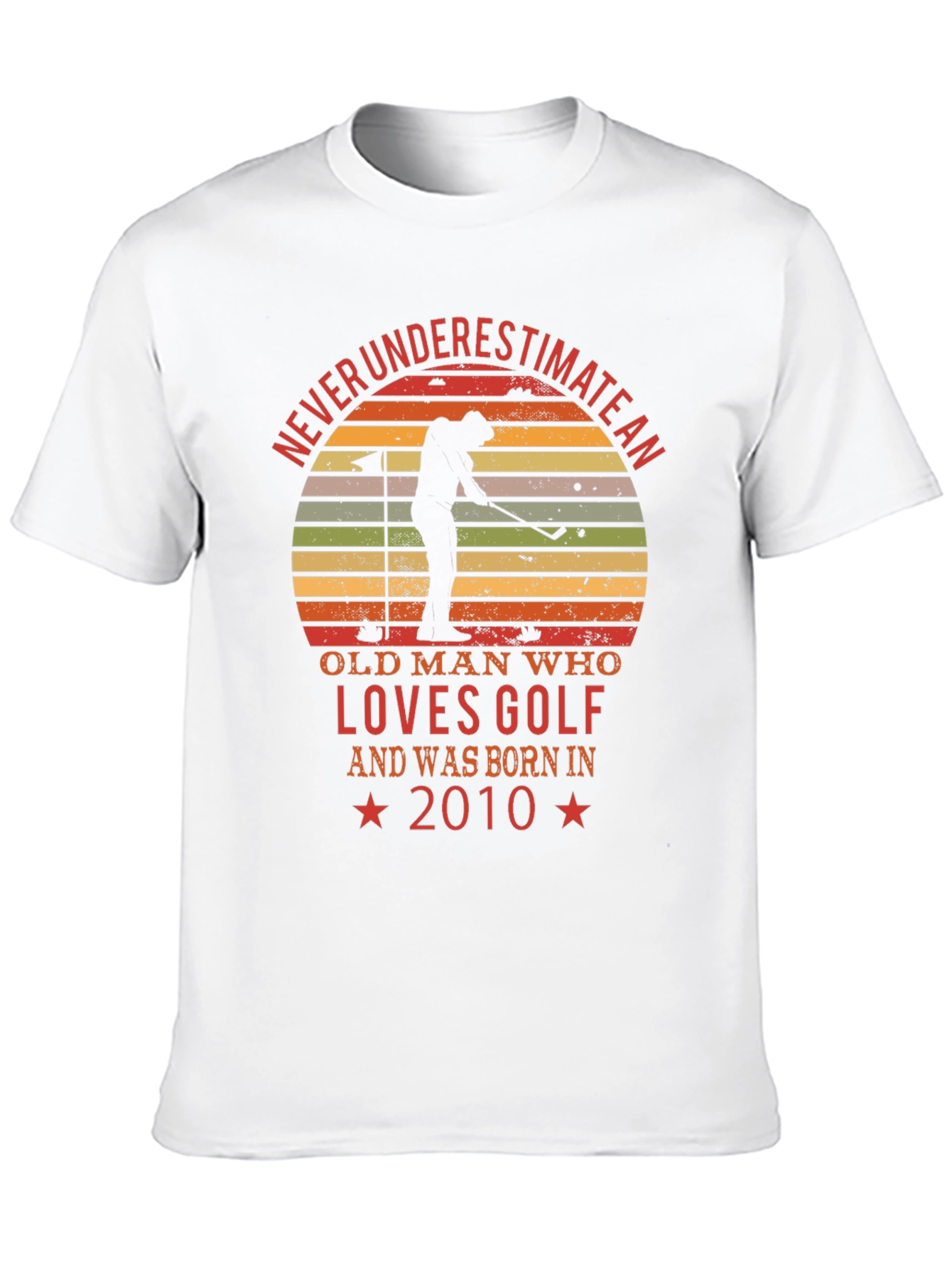 Golf Lover 2010 Birthday T-Shirt