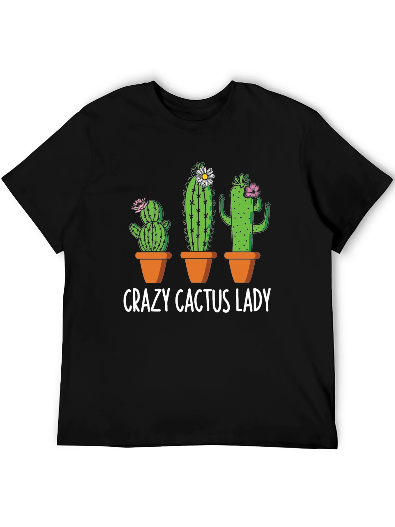Crazy Cactus Lady T-Shirt - Plant Lover Tee