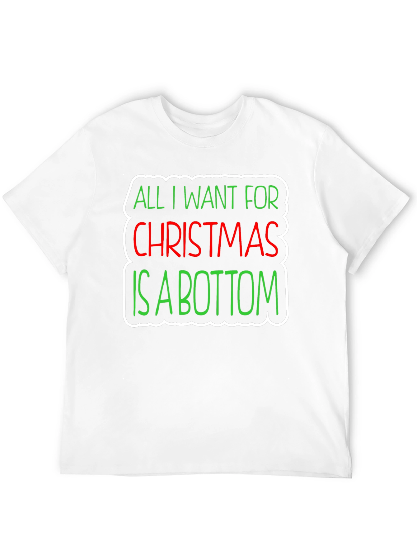 Funny Christmas Bottom T-Shirt