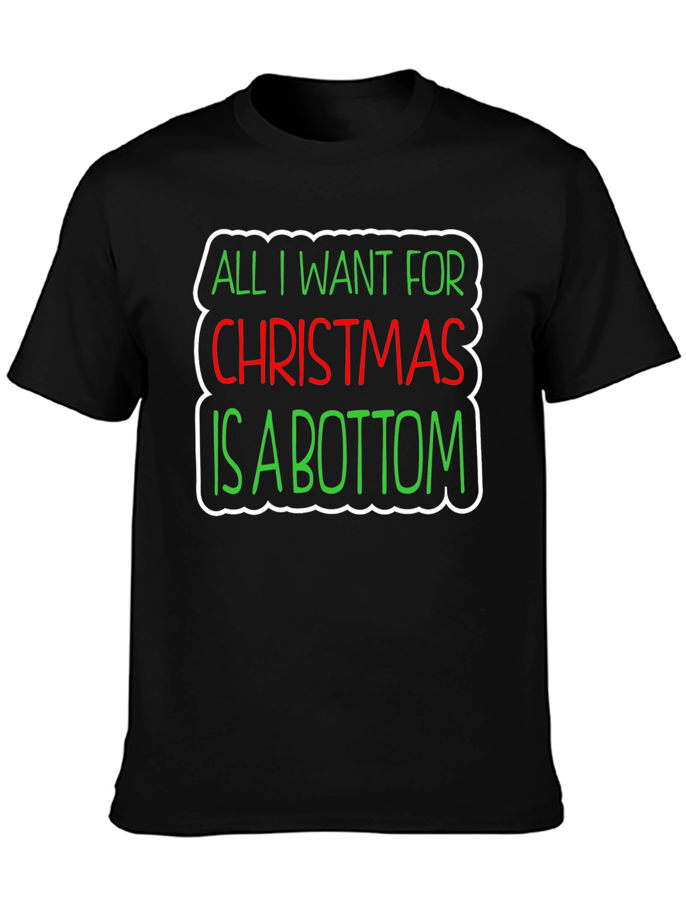 Funny Christmas Bottom T-Shirt