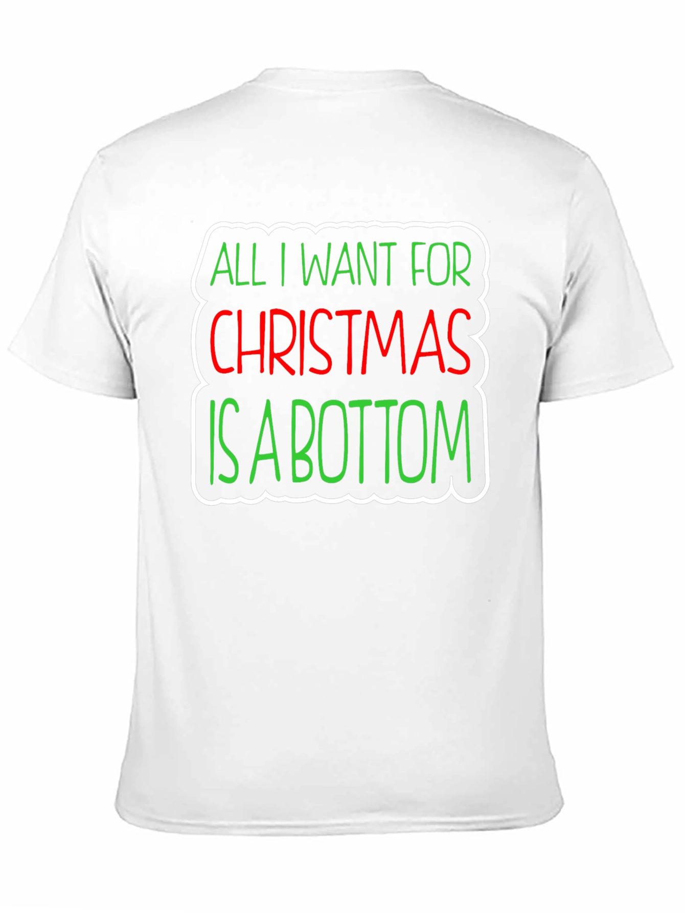 Funny Christmas Bottom T-Shirt