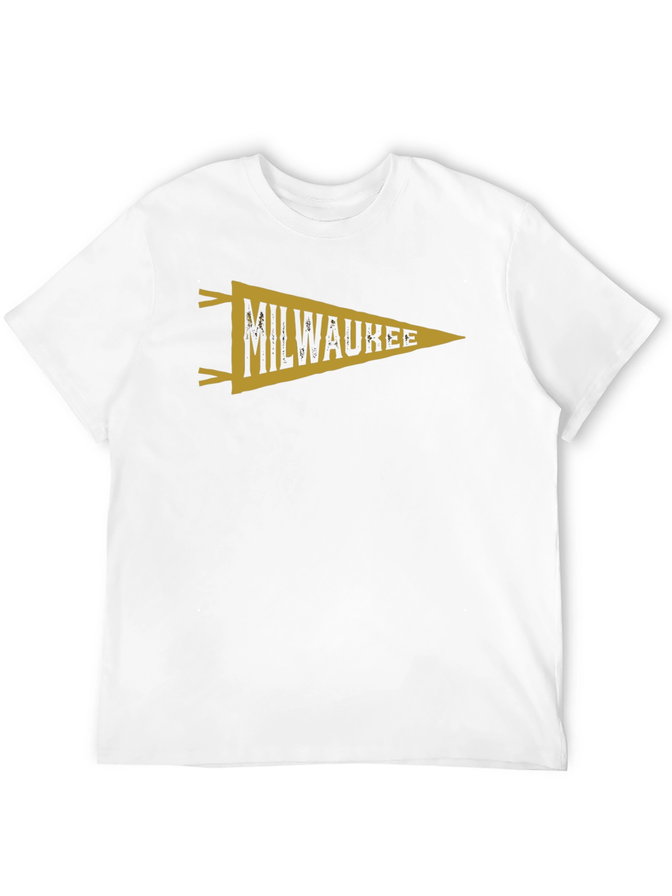 Milwaukee Pennant Graphic Black T-Shirt