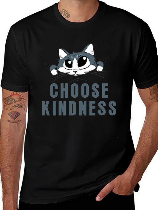 Choose Kindness Cat Graphic Tee