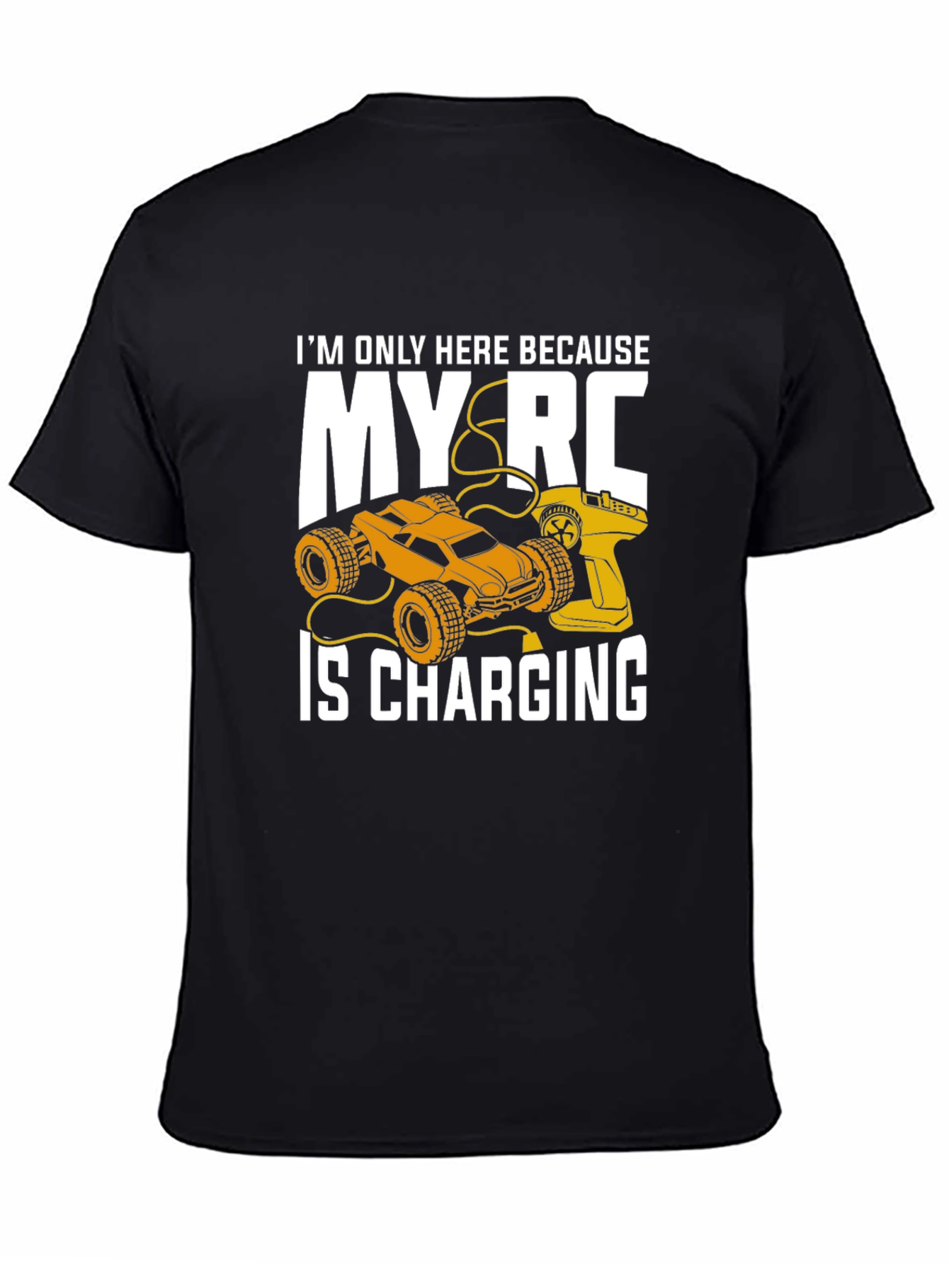 RC Car Charging T-Shirt - Hobbyist Apparel