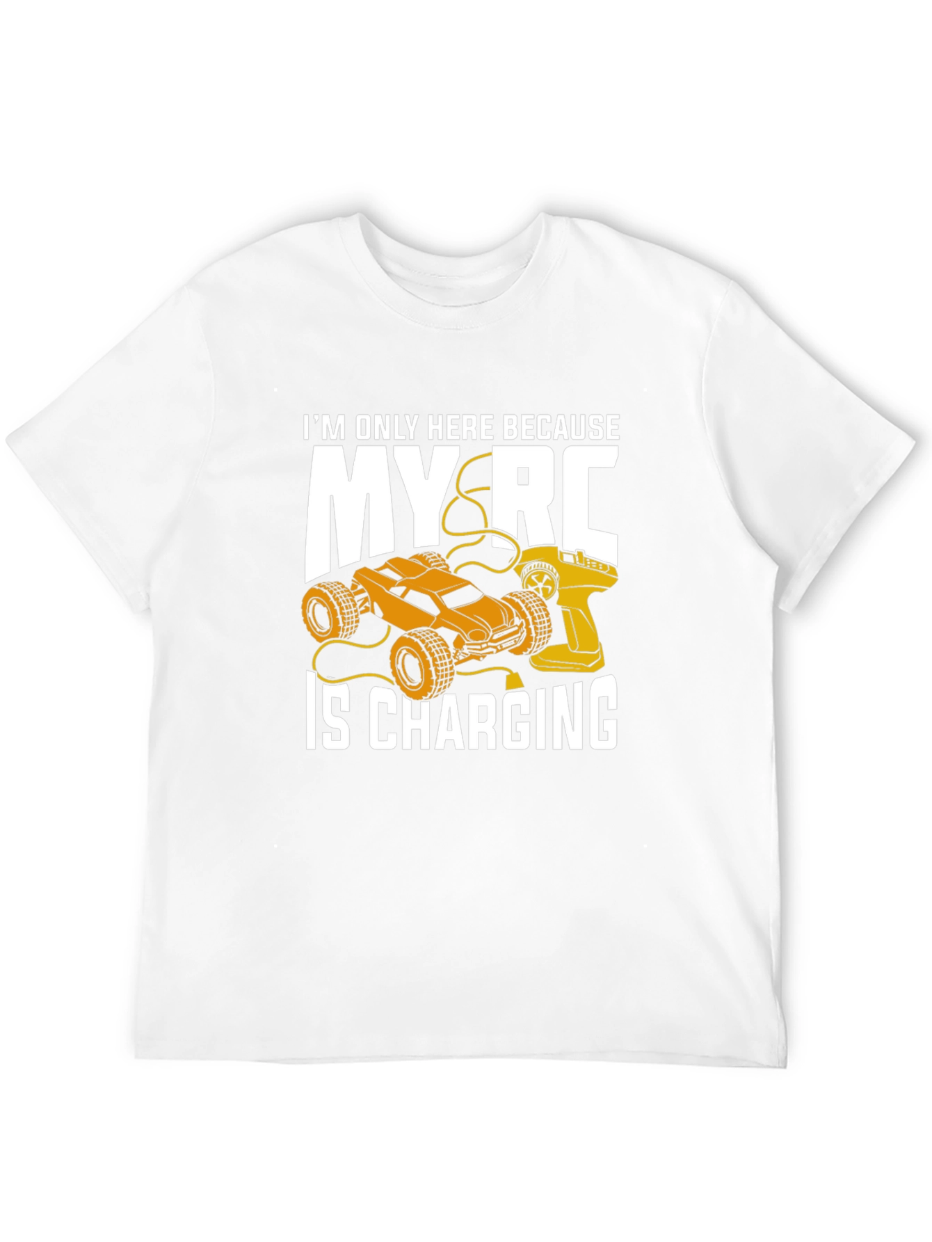 RC Car Charging T-Shirt - Hobbyist Apparel