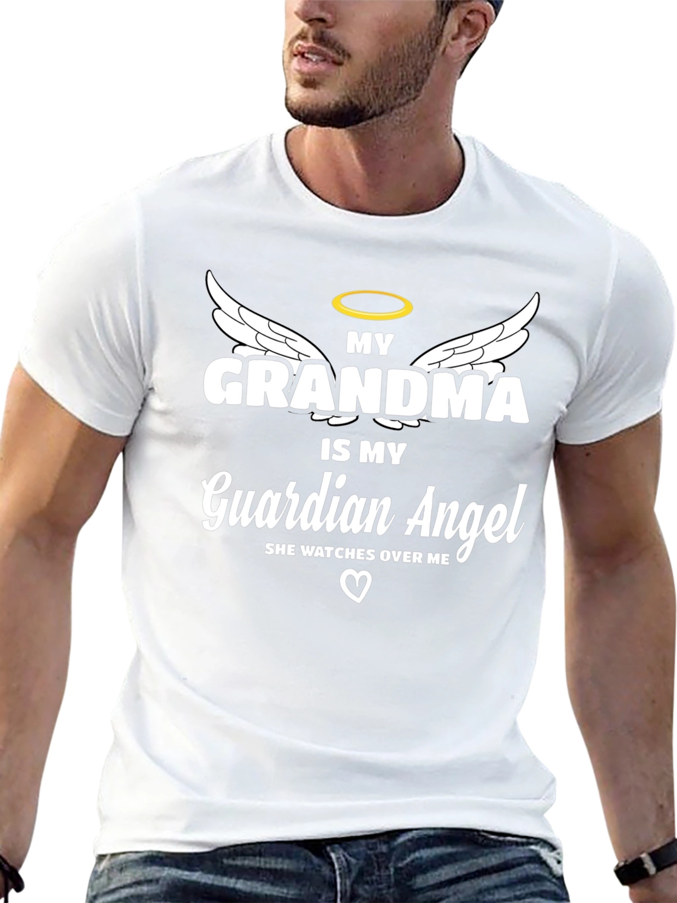 My Grandma is My Guardian Angel T-Shirt