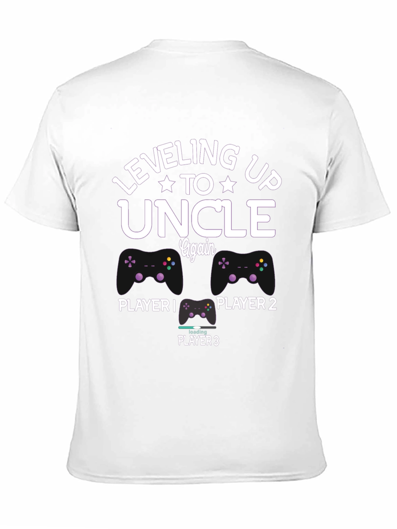 Leveling Up to Uncle Again Gaming T-Shirt