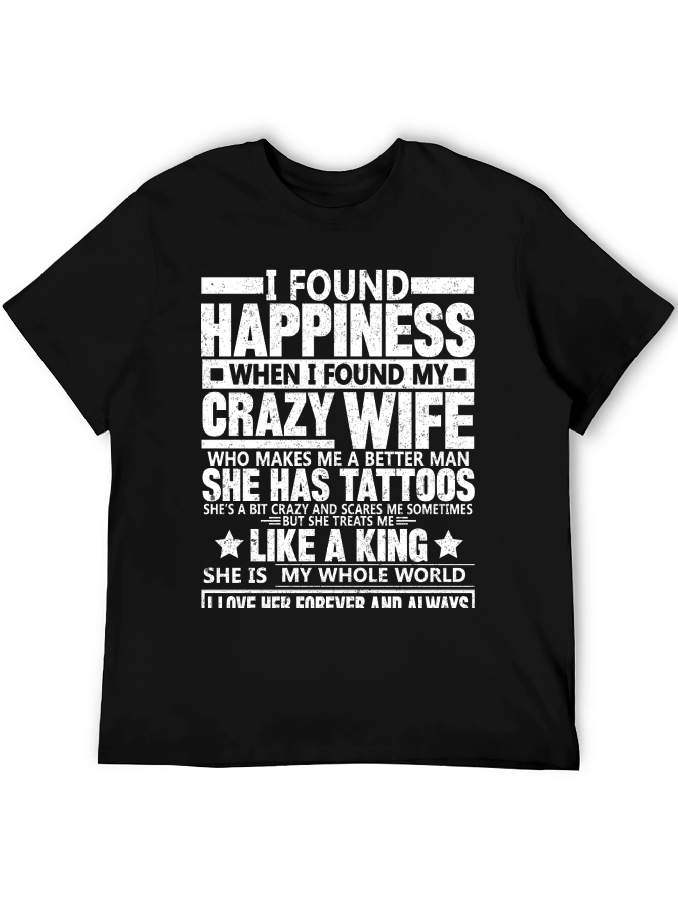 Husbands Crazy Wife T-Shirt