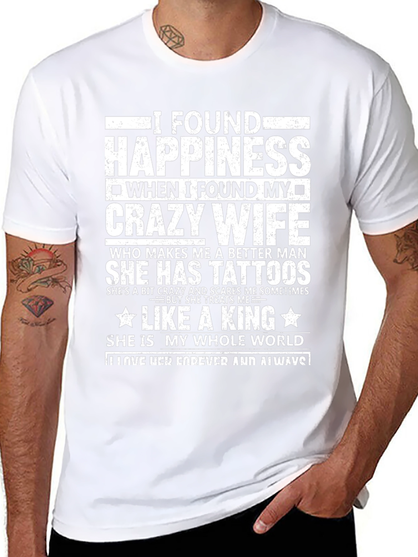 Husbands Crazy Wife T-Shirt