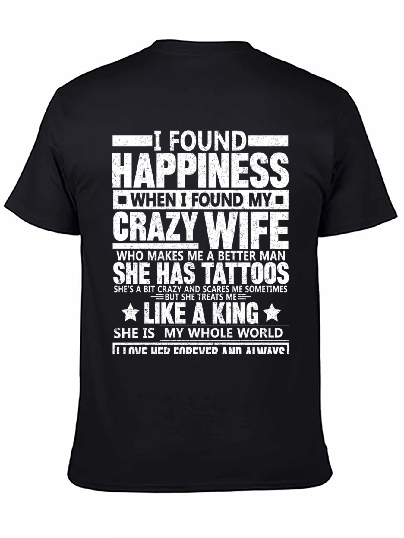 Husbands Crazy Wife T-Shirt