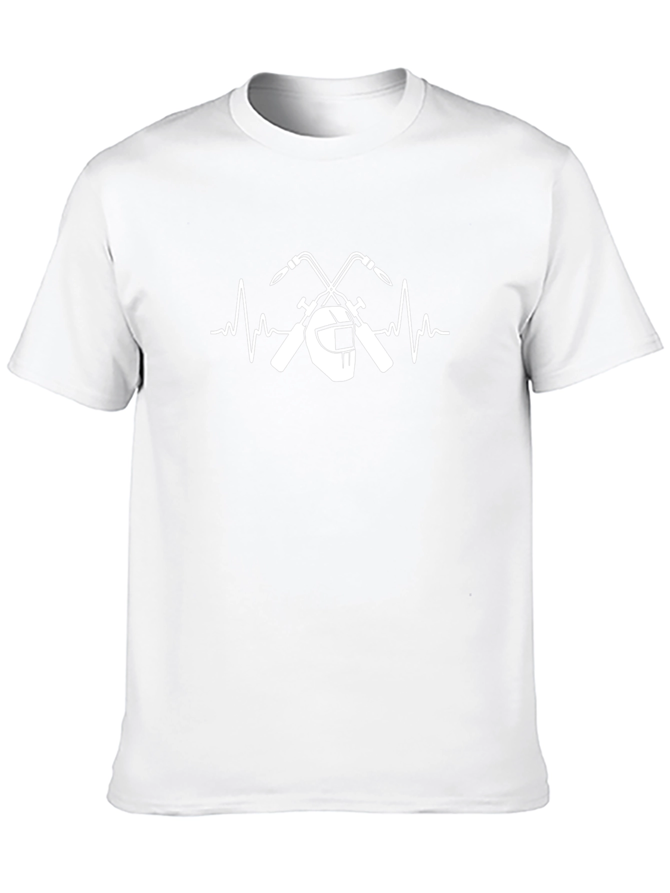 Welder Heartbeat T-Shirt - Black