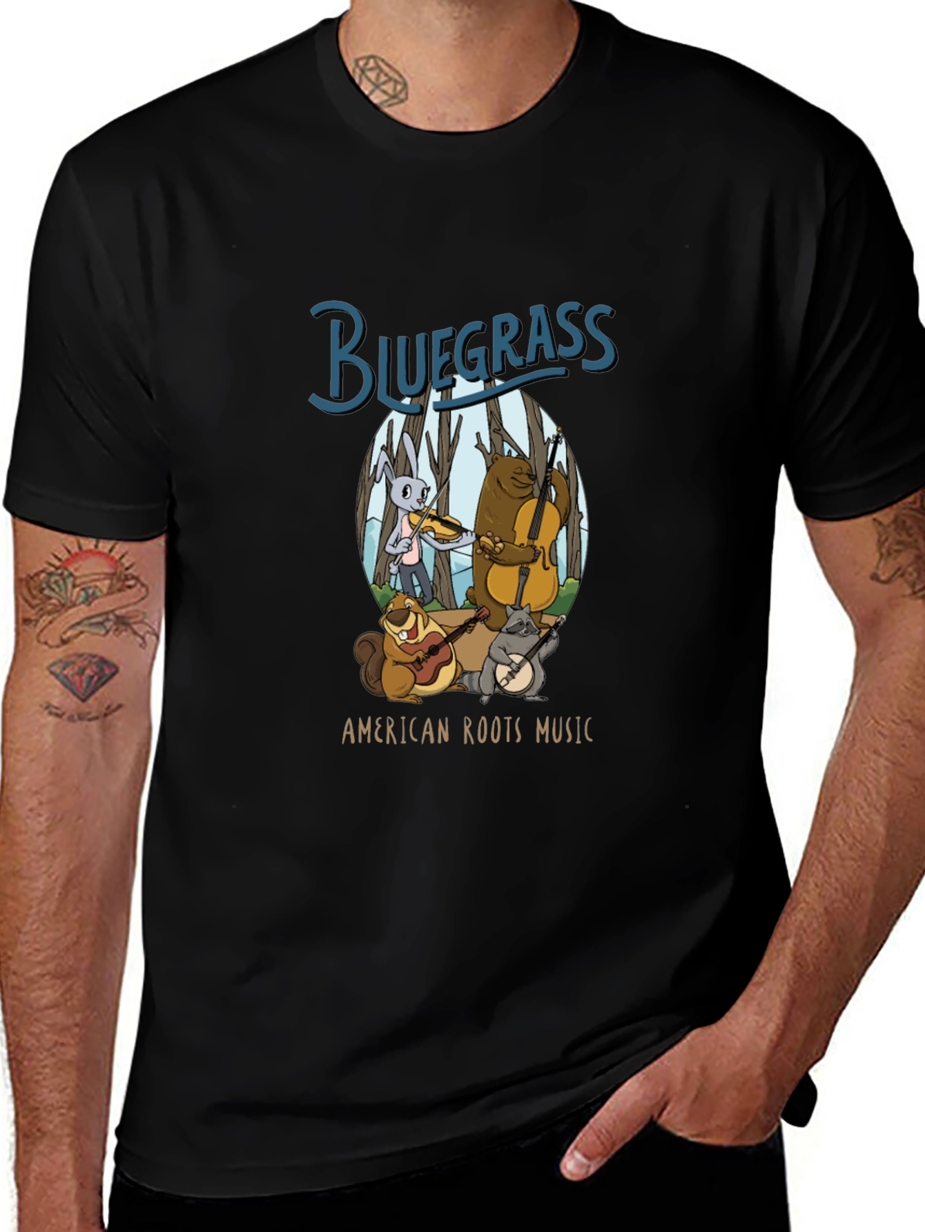 Bluegrass American Roots Music T-Shirt