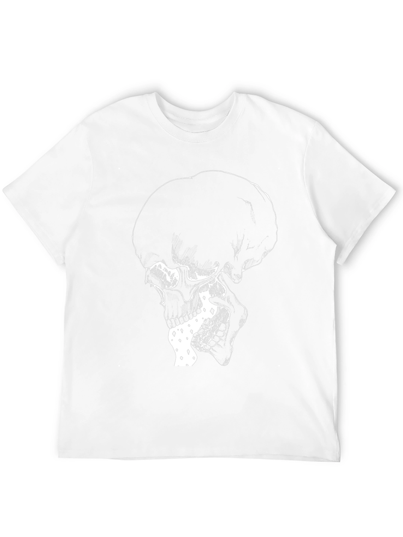 Skull Graphic Tee - Edgy Style Black T-Shirt