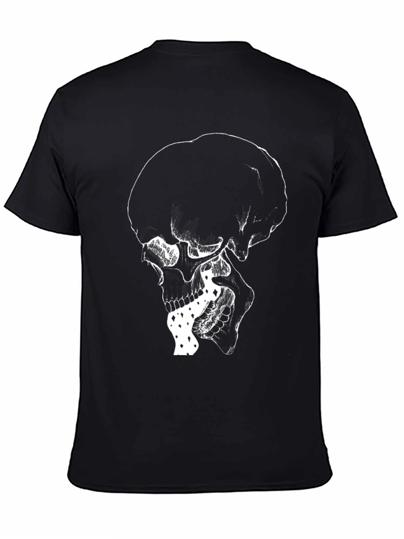 Skull Graphic Tee - Edgy Style Black T-Shirt