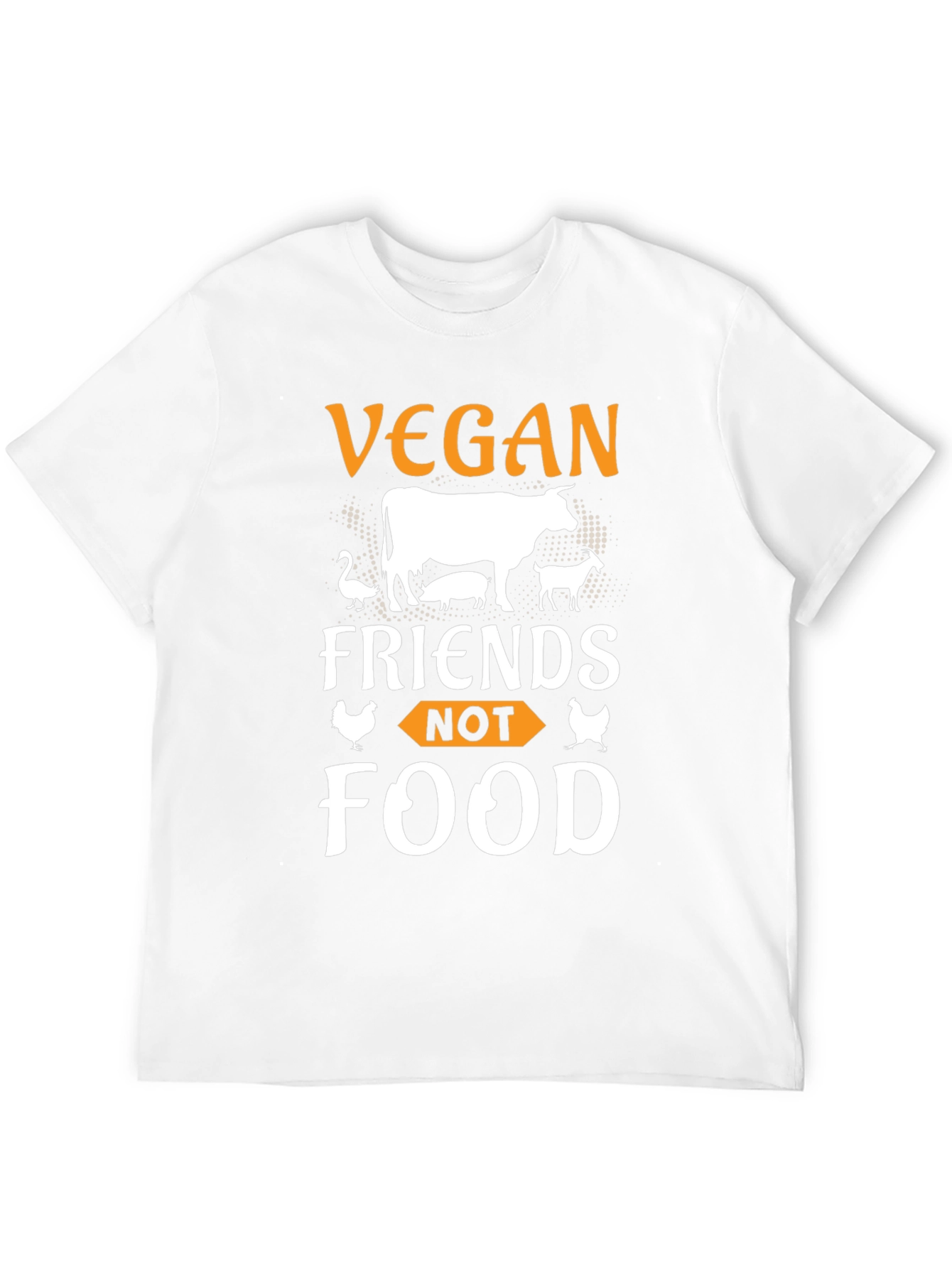 Vegan Friends Not Food Graphic Tee