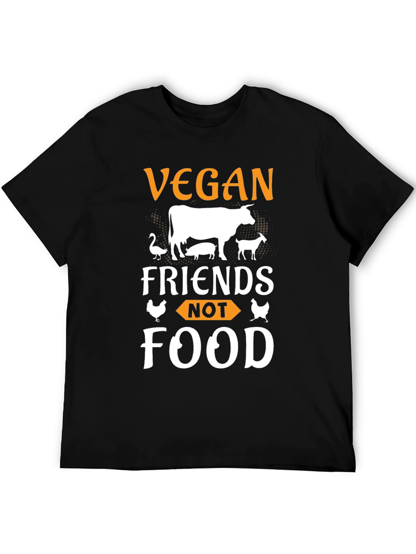 Vegan Friends Not Food Graphic Tee