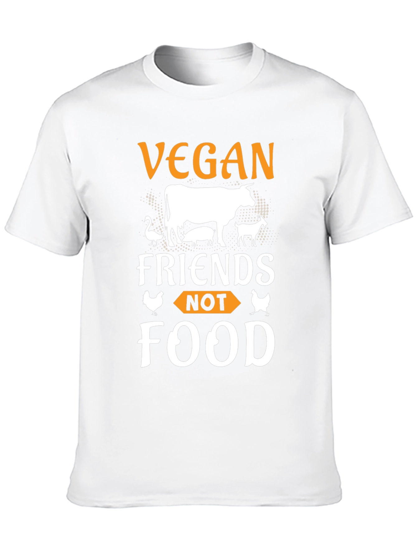 Vegan Friends Not Food Graphic Tee