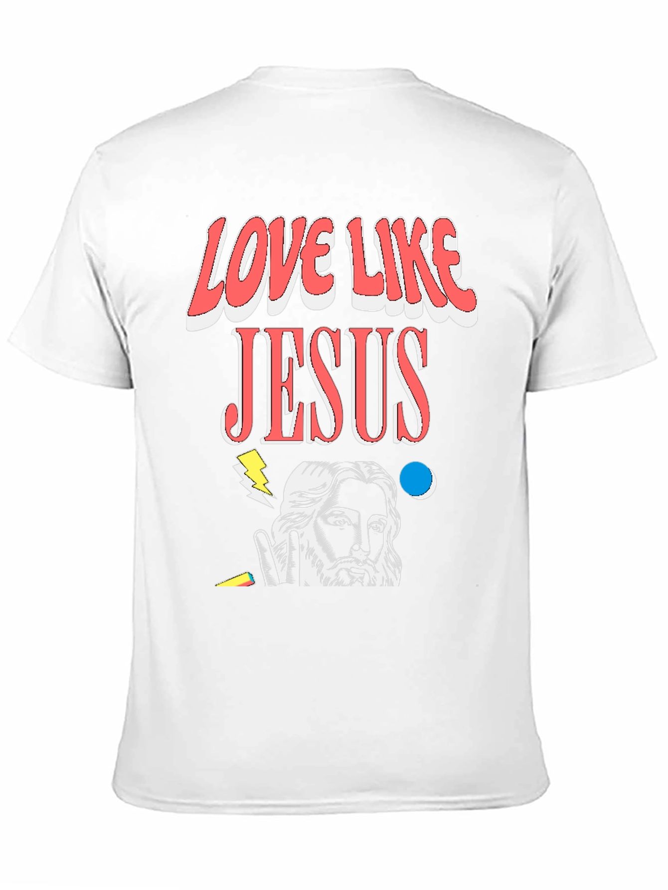 Love Like Jesus Graphic T-Shirt - Black Cotton Blend